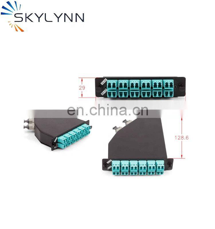 China MTP MPO Terminal box Module Cassette 96 48 24 12 8 6 Cores Fiber Optic Patch Panel
