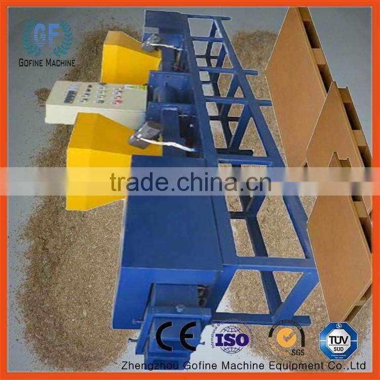 wood pallet feet block making machine