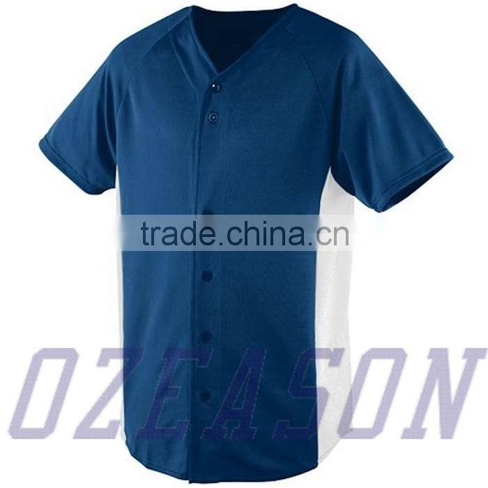 China Cheap Blank Baseball Jerseys,Fashion Plain Baseball Shirts