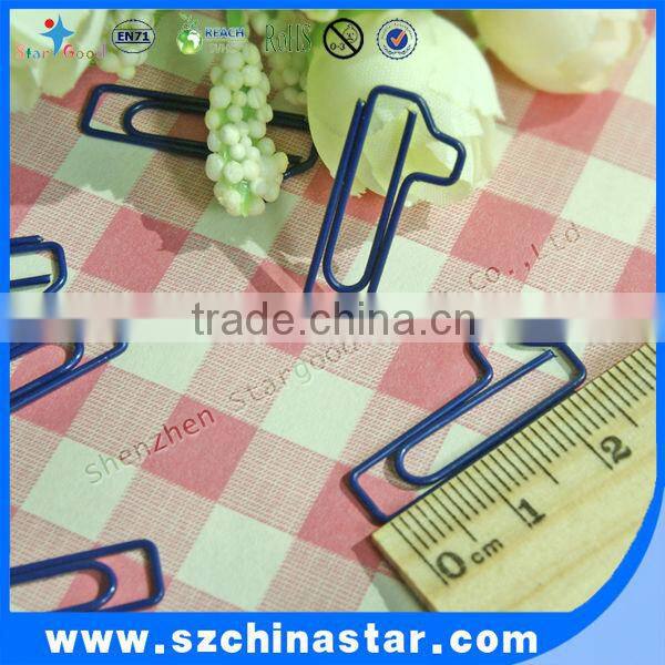 Hot selling number shape paper clip
