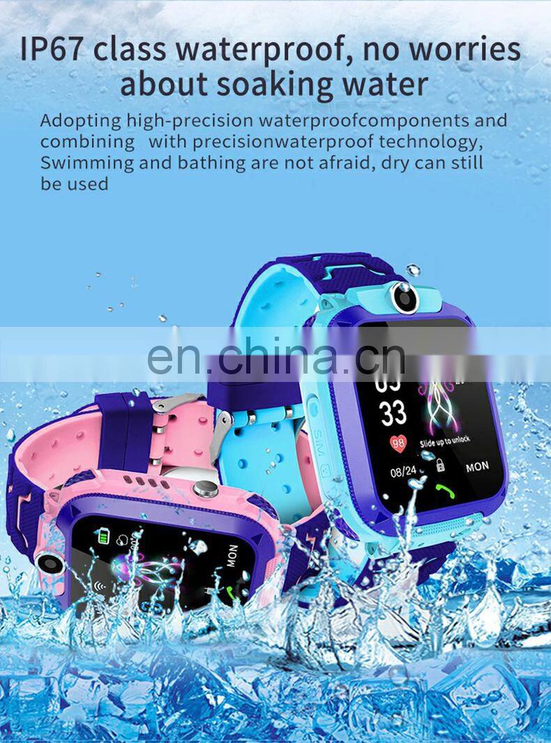 YQT Factory Jam Anak Child GPS Smart watch SOS Tracker Monitor Watch Kids Smartwatch Q12 Z5 Reloj Ninos gps