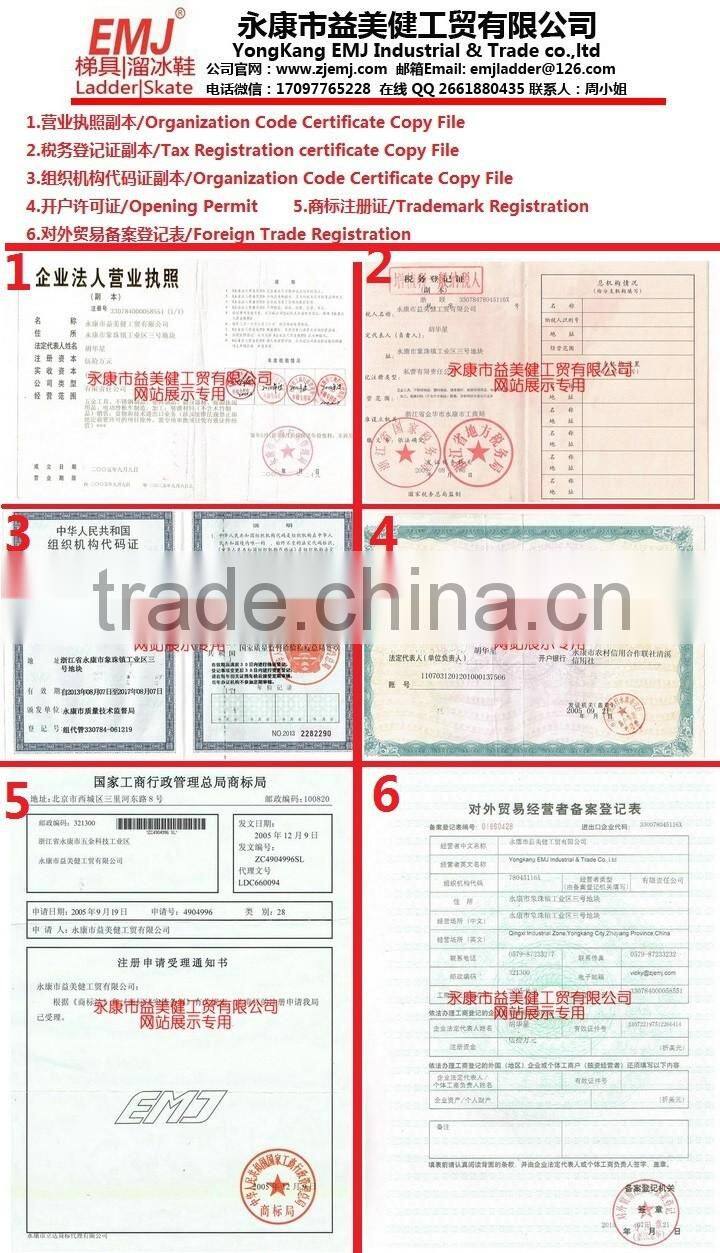 1.4m+2.0m Double Telescopic Ladder