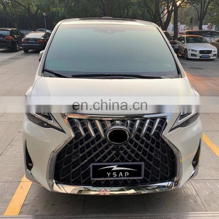 New design hot selling auto body kit accessories headlamp taillamp bumper grille for 15-20 Alphard facelift to LM kit upgrade