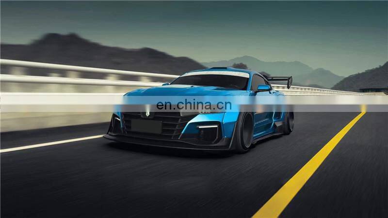 Runde High Quality For Ford Mustang Modified Dawn M1 Wide Body Kit Robot Front Bumper Hood Spoiler Rear Lip