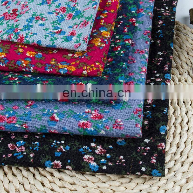 Manufacturers direct cotton woven printed fabric small broken shuttle printed clothing fabrics