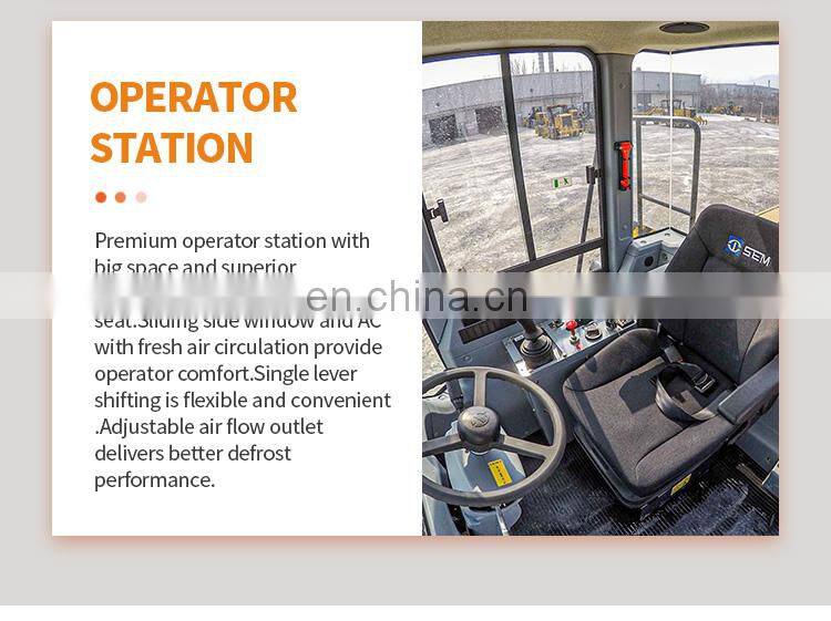 2022 950 655D China 5T Wheel loader front Loader with coal bucket