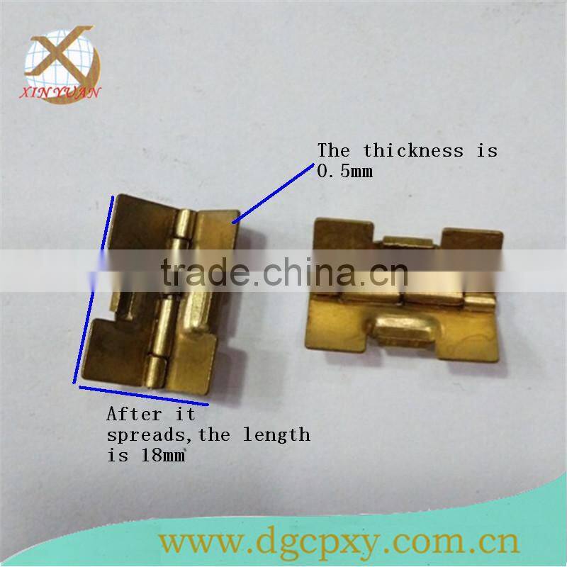 0.5*19*18mm brass special decorative metal concealed hinge for cigar box,jewery box