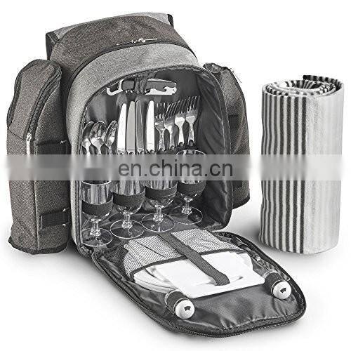 600D Waterproof Fabric Aluminum Foil Insulated Thermal Picnic Cooler Bag