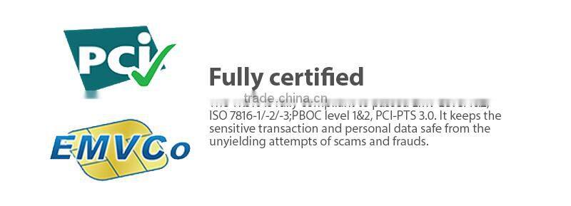 EMV PCI wireless magnetic stripe card reader