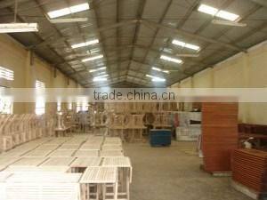 High quality best selling eco friendly Natural Wooden Trolley-2 wheels from Viet Nam