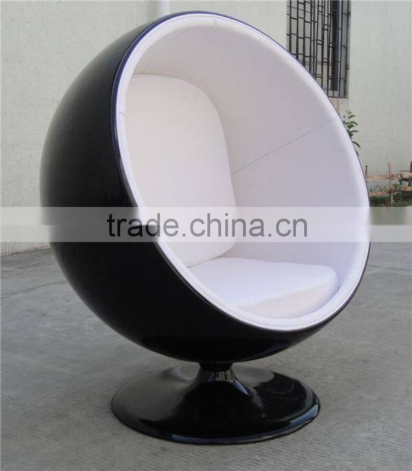 fiberglass ball chair pink/ unique kids chairs