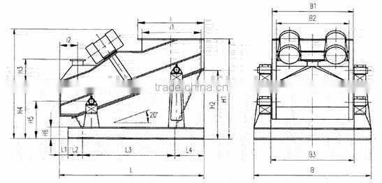 Coal mining virbrating feeder / iron ming vibrating feeder / ore mining vibrating feeder / mining vibrating feeder