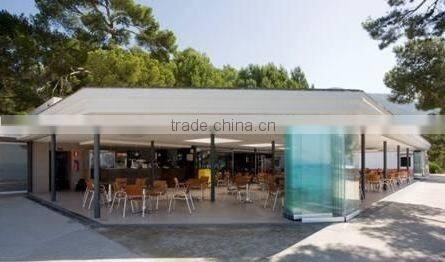 FD-9000 China high quality separate panel special design hotel folding glass door