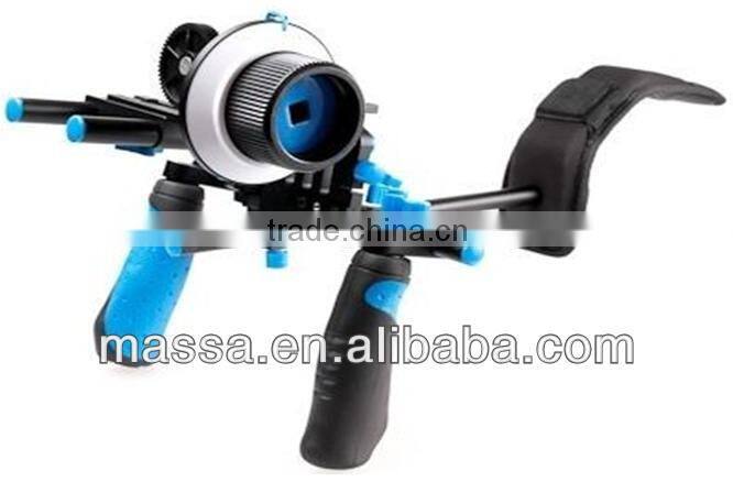 Professional Shoulder Mount DSLR Rig Video Camera Rig For Video Shooting