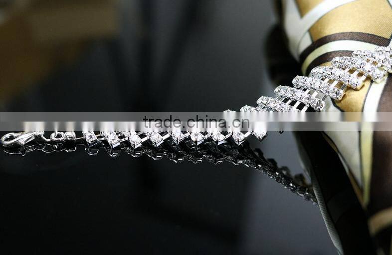 Exaggerated Ultra Wide Diamond Bracelet The Bride Bracelet