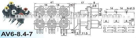 Female audio 12v dc converter to 220 ac