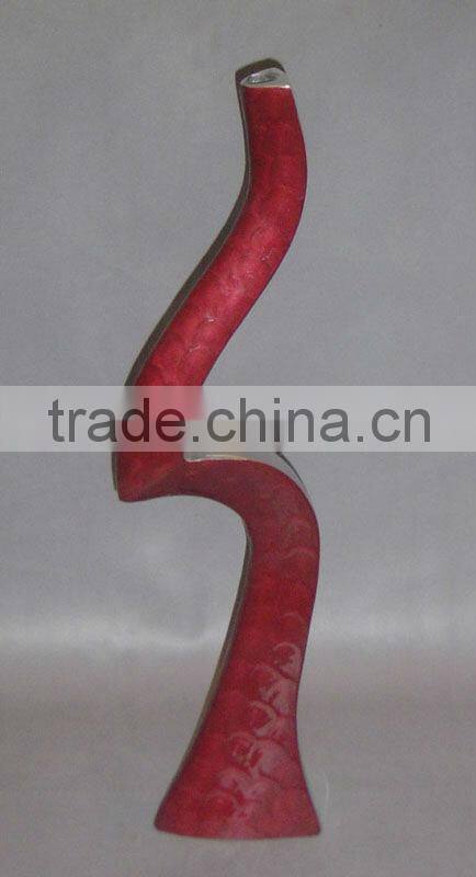 Aluminium Coloured Flower Vase