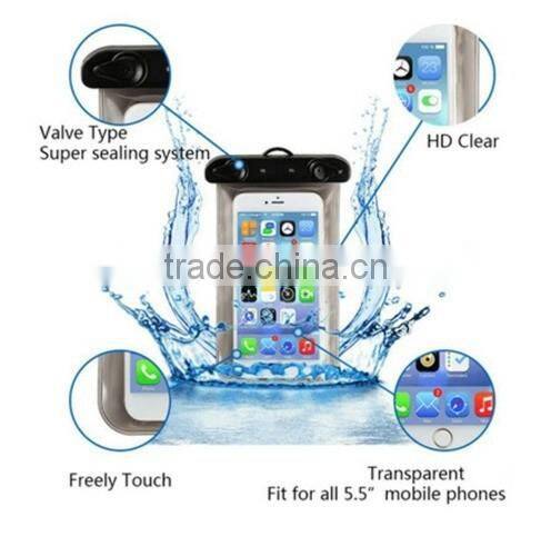 Swimming waterproof Floating Cell phone Pouch Wallet Case Bag