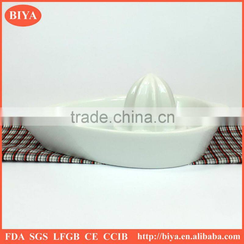 orange juicer porcelain orange juice drink dish, porcelain juice lapping cup, grinding boat plate, ground leaf dish