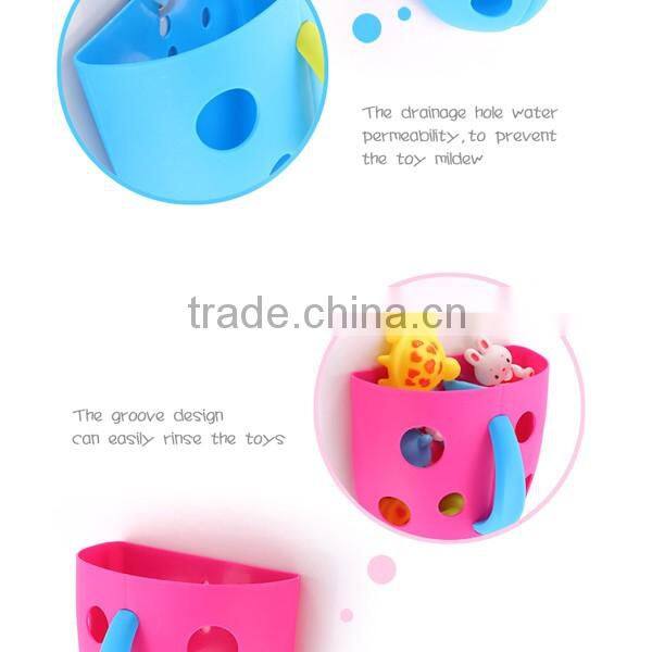 lovely and practical baby bath toy holder with good quality