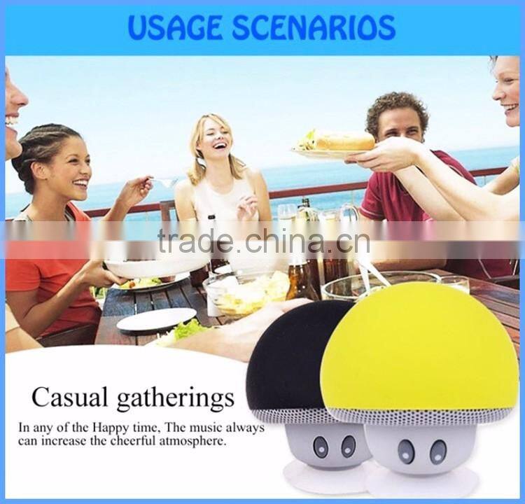 (Promotion) Mini Mushroom Bluetooth Speaker, Lovely Mushroom Speaker, Mini Wireless Speaker