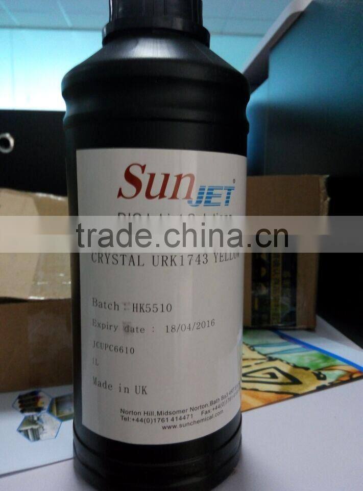 Sunjet uv ink for konica head uv flatbed printer