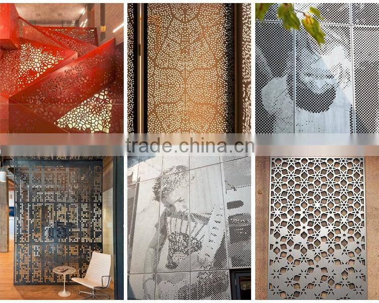 Alibaba China alucobond aluminum perforated wall cladding panel