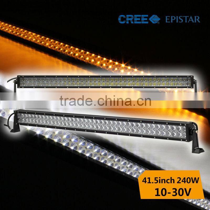new arrival double color 4d led light bar 240w