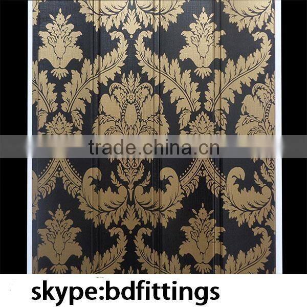 waves plastic laminated wall panel pvc laminating ceiling board