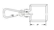 Galvanized Square Colllar swing Hook With Snap Hook In China Rigging Manufacturer