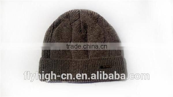 Factory Price Wool Material Men's OEM Winter Hats