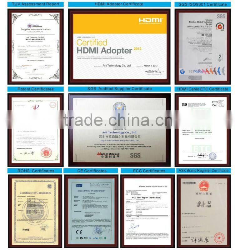 2 port hdmi splitter with IR suport 3D 4k