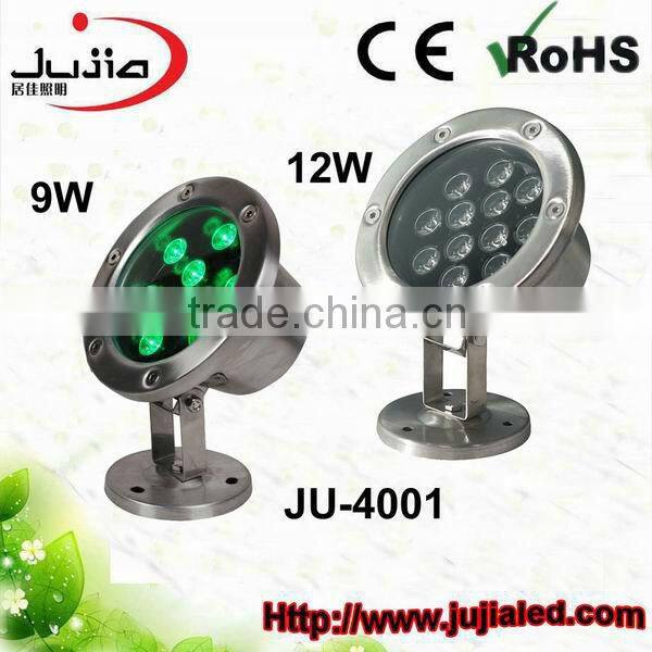 Best quality hot sell u18pcs*1w RGB nderWater led fountain lamp, Landscape swimming pool lights