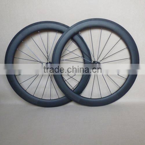 U Shape 23mm wide Carbon Wheels 60mm Clincher Road Wheelset