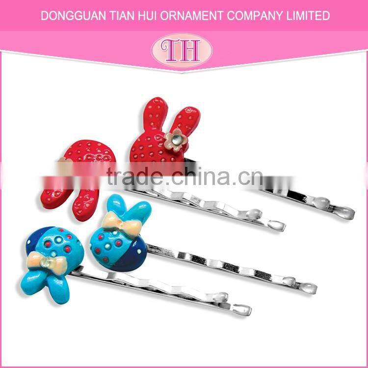 Biggest factory low price handmade resin material bridal hair pin accessories wholesale