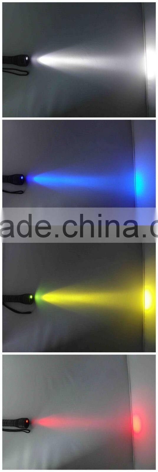 Onlystar GS-9442 multi color filter emergency worklight signal rgb led flashlight