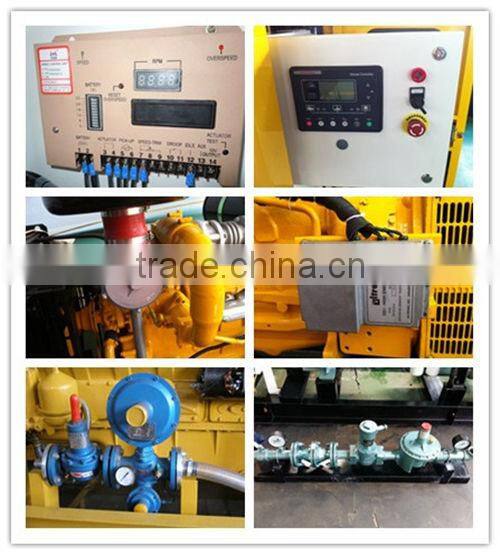 silent Natural gas generator set 40kw with heat exchanger