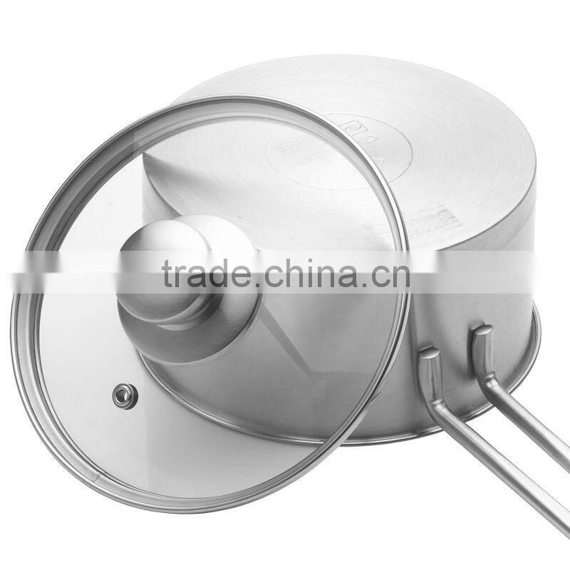 LFGB Food Grade European cookware Stainless Steel sauce pan