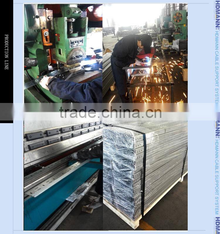 Floor perforated cable trunking