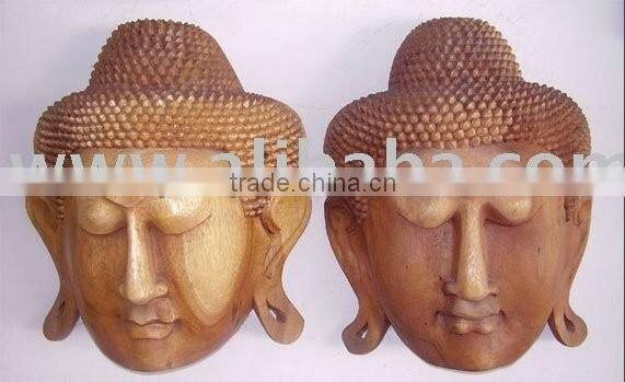 High Quality Polished Wooden Buddha Sculpture