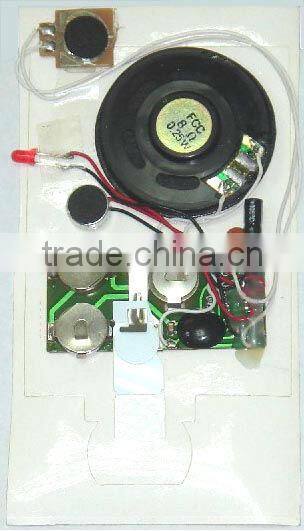 greeting card music chip for friends