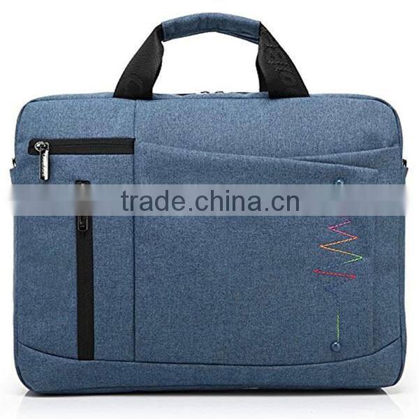 New Style Polyester 15.6 Inch Unique Wave Bubble Foam Padded Man Laptop Sleeve Bag Briefcase Carrying Single Shoulder Bag