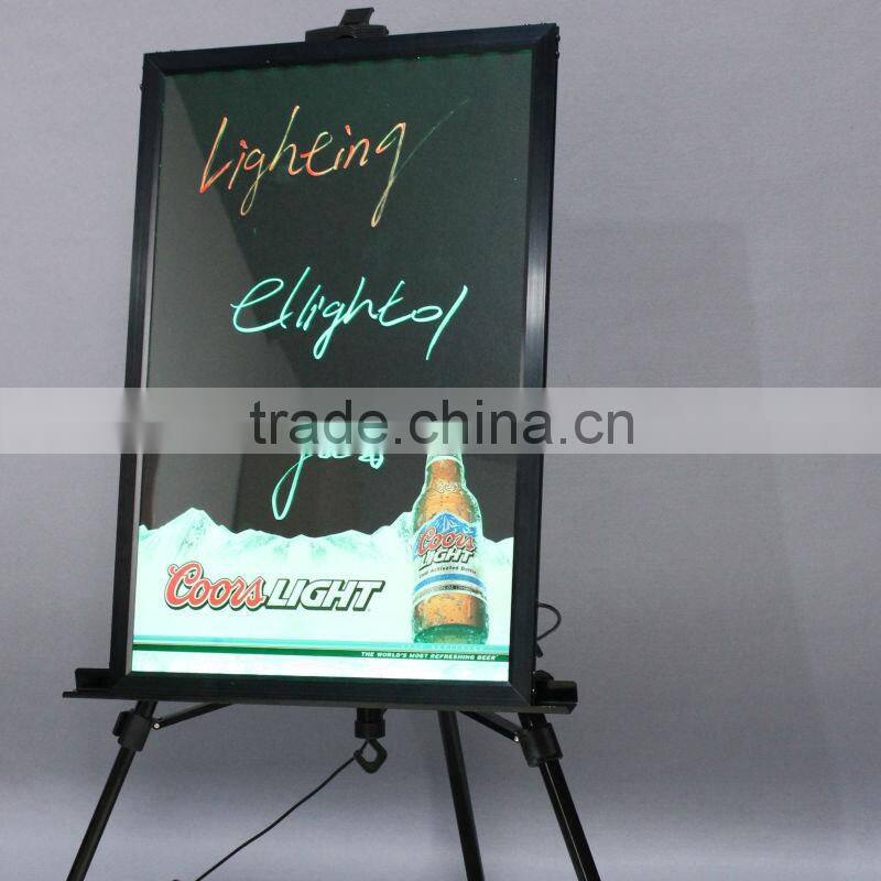 Mirror led writing board with high brightness wholesale