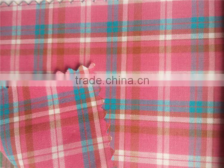 China supplier 100% cotton woven yarn dyed fabric