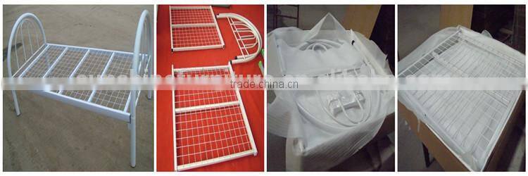 Modern Design School Bed Adult Metal Double Bunk Bed