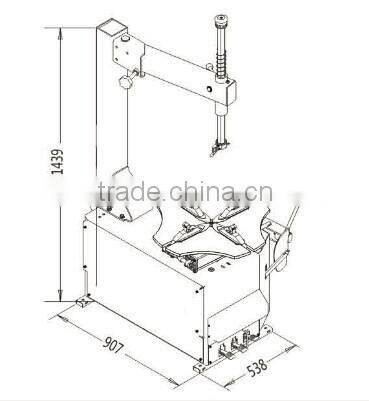 Semi- automatic Tire changer for sale with distributor price