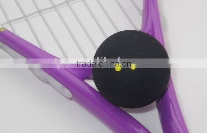 free choose good condition Rubber 2 Yellow Dot Tournament Slow Speed SQUASH BALL
