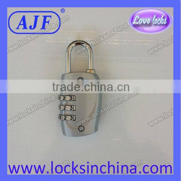 promotional TSA shape number lock for luggage bag