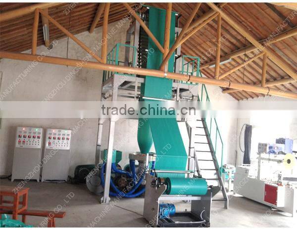 two layer co extrusion film blowing machine, bag making machine,Superior quality 3 layer coextrusion