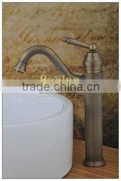 Stylish Antigue Bronze Solid Brass Basin FaucetQH1807B